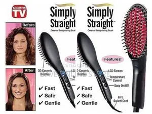 Fast Ceramic Hair Straightening Brush