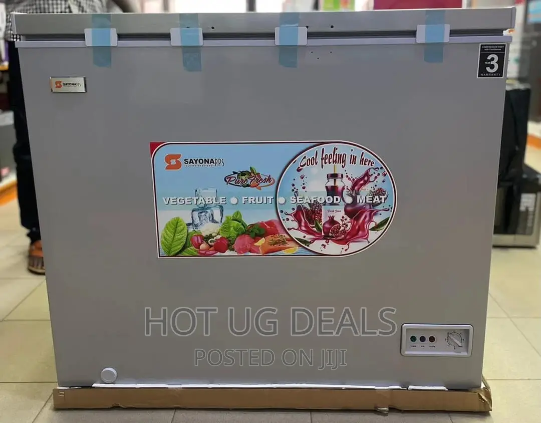 Sayona 250L Chest Freezer _ Silver