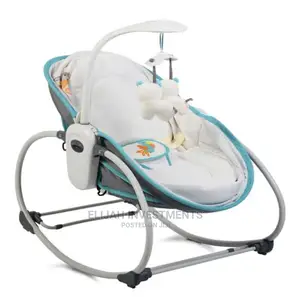 All 5 in 1 Baby Crib and Rocker (Musical)