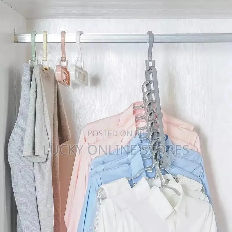 2pcs Multifunctional Clothes Hanger
