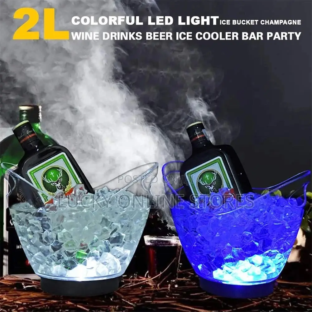Changing Led Light Ice Bucket