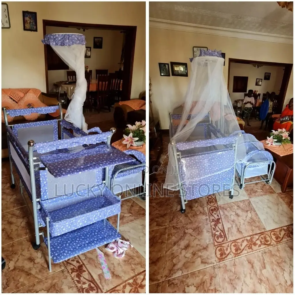 2in1 Baby Bed(Metallic)