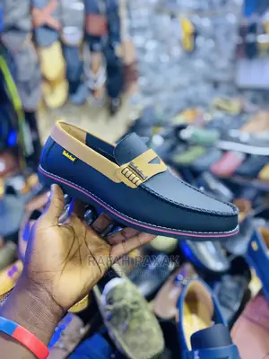 Original Black/Yellow Timberland Flat Sole Moccasins