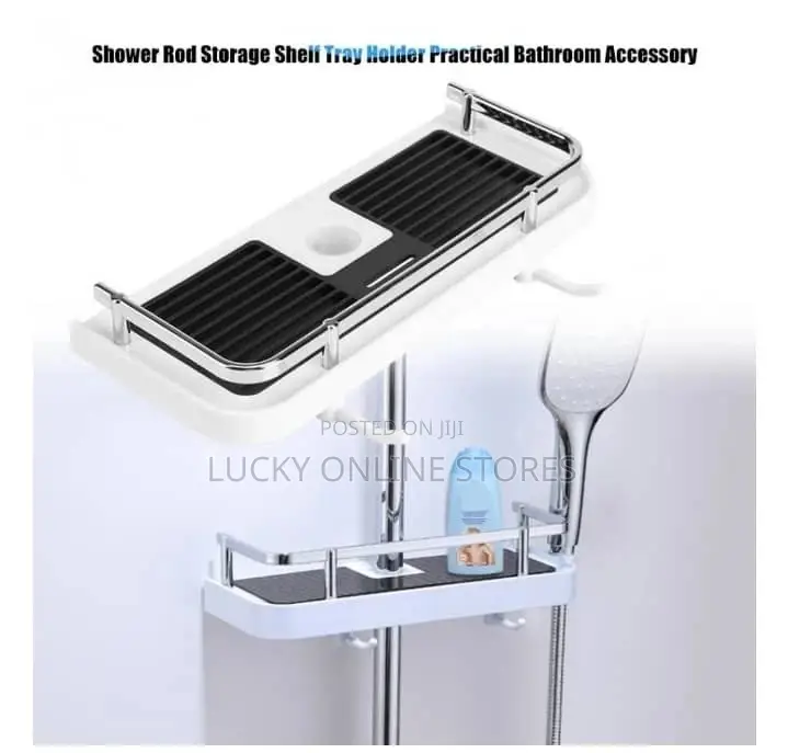 Shower Rod Soap Holder