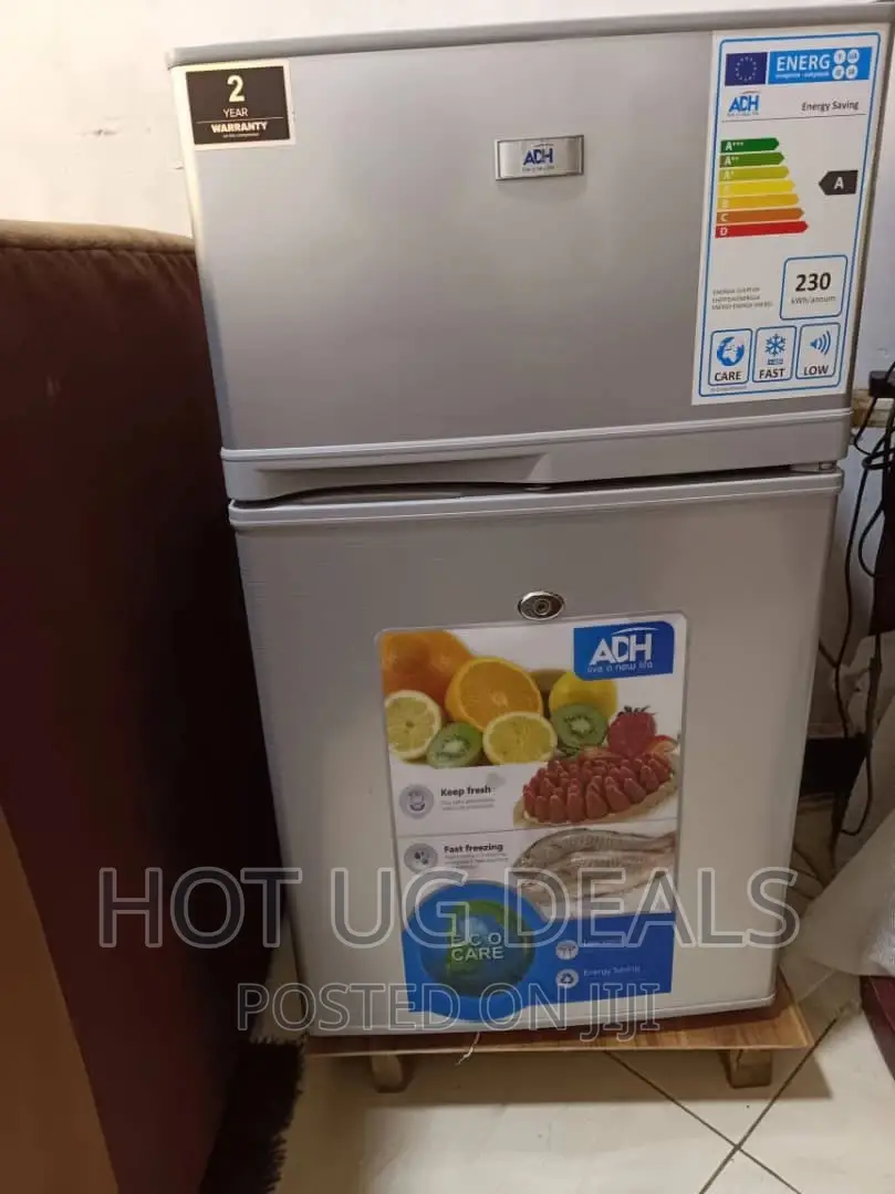Adh 120litres Top Mount Freezer Double Door Refrigerators - Silver