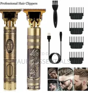 T9 Bald Head Hair Cutting Clipper Gold