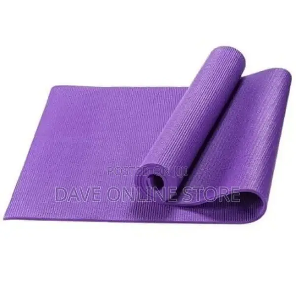 Yoga Mat With Carrier Purple