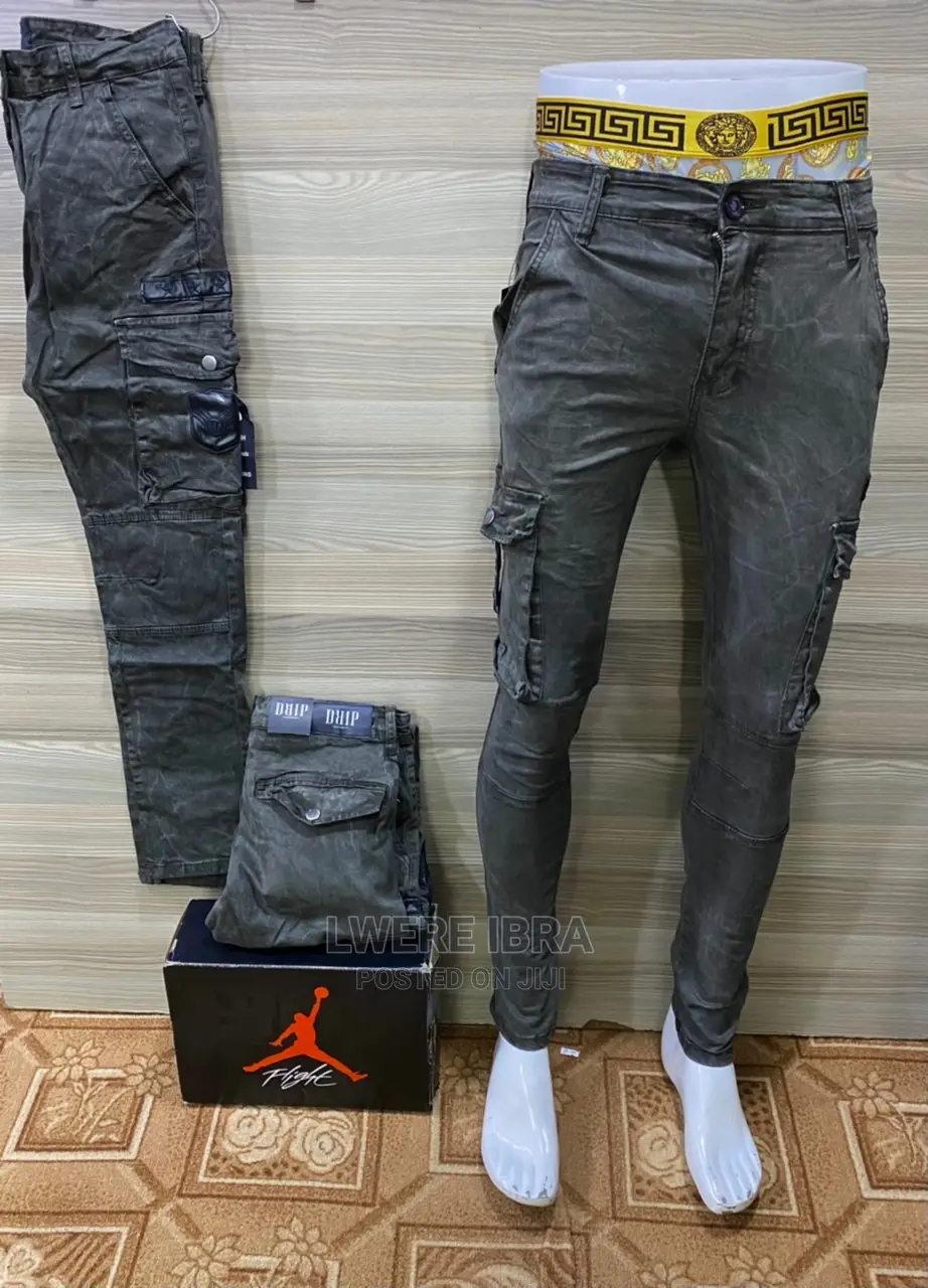 Classic Trending Cargo Pants in Central Division Clothing, Lwere Ibra