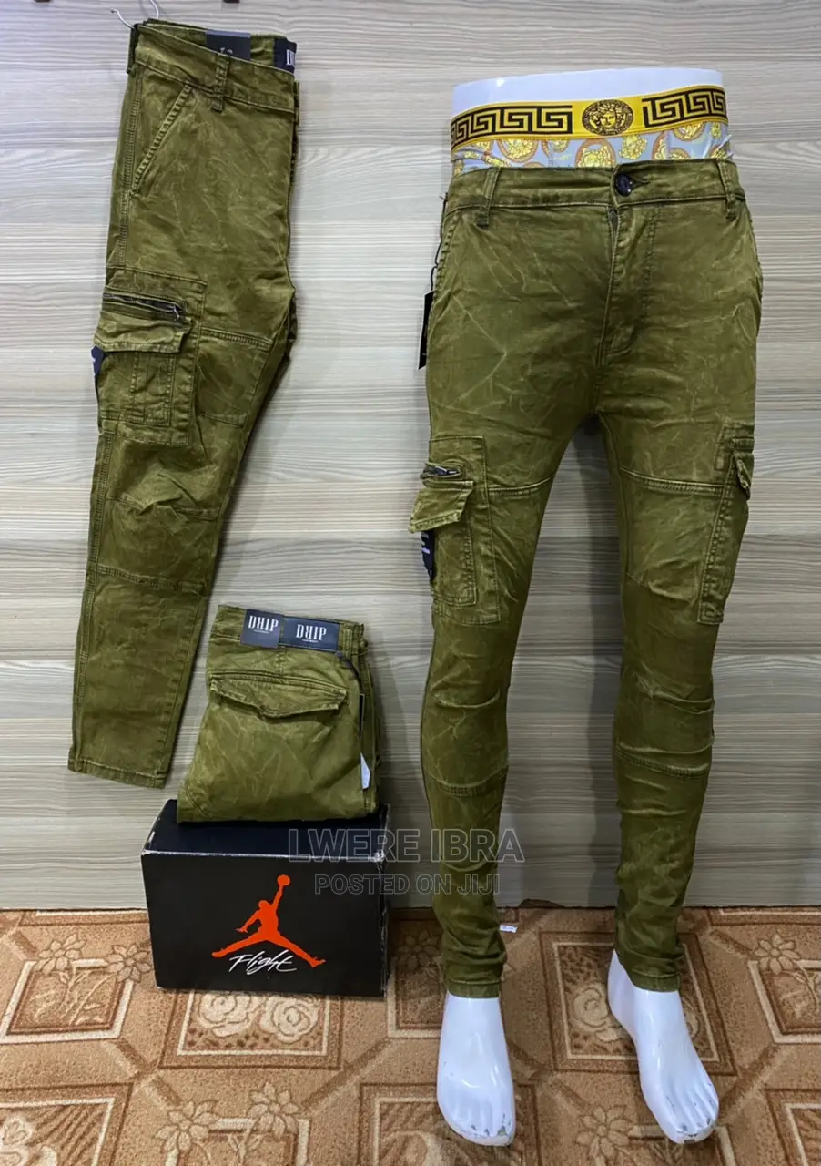 Classic Trending Cargo Pants in Central Division Clothing, Lwere Ibra