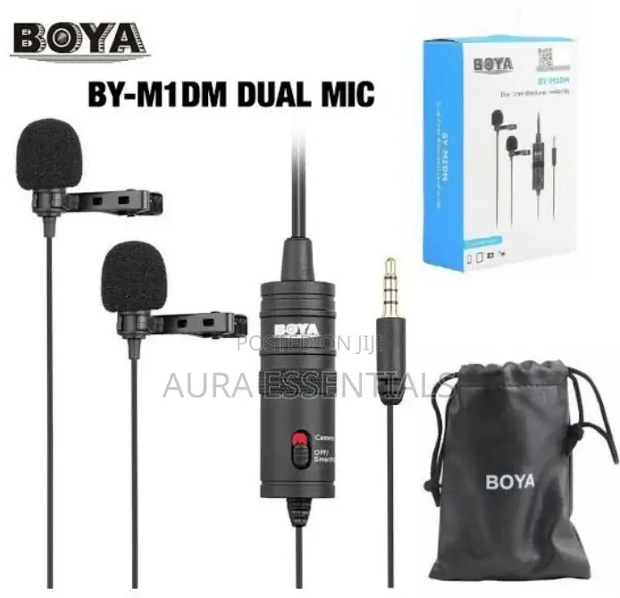 Boya Lapel Double Microphone
