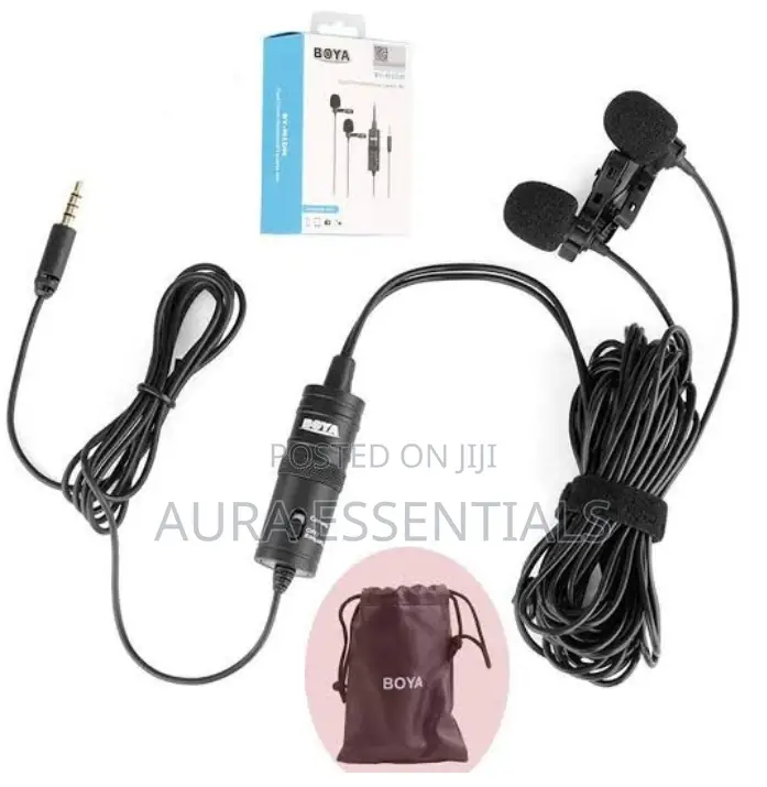 Boya Lapel Double Microphone
