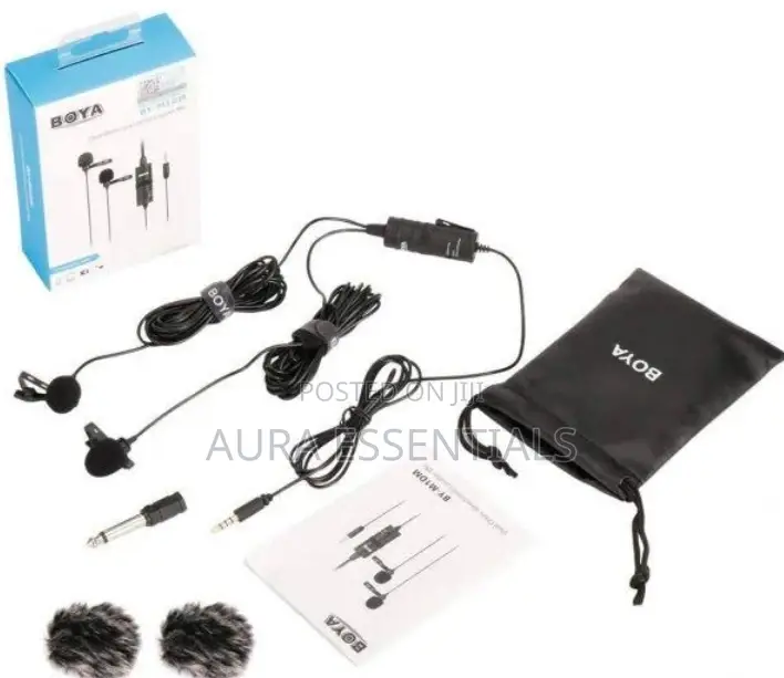 Boya Lapel Double Microphone