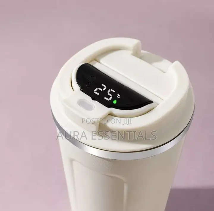 Stainless Steel Coffee Mug With Smart LED Temperature