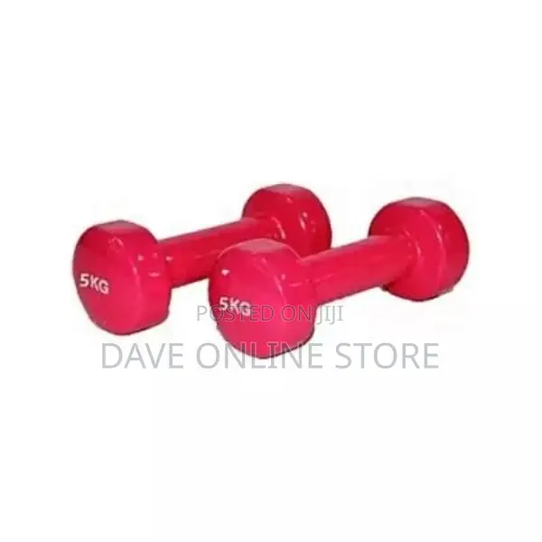 5kg Vinyl Coated Dumbbell