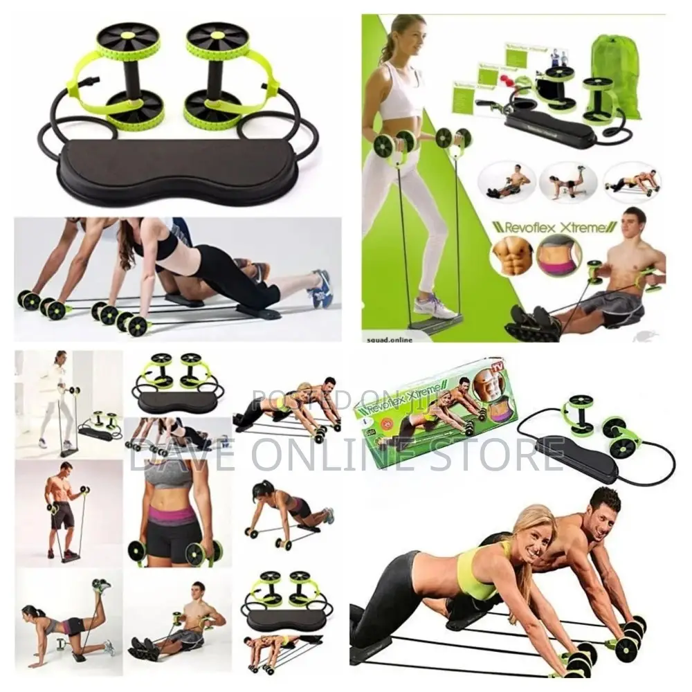 Revoflex Xtreme Workout Bit-Directional Abs Wheel
