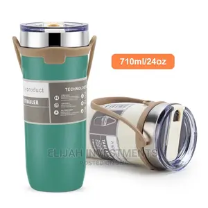 Silicone Portable Stainless Coffee Mug