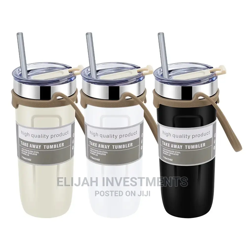 Silicone Portable Stainless Coffee Mug