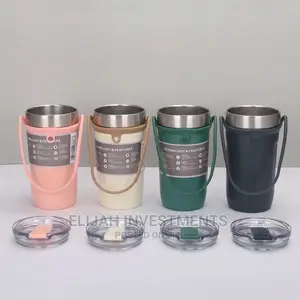 Silicone Portable Stainless Coffee Mug