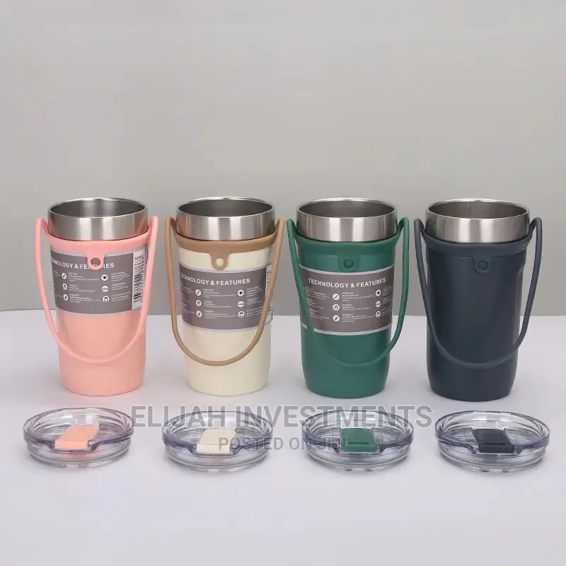 Silicone Portable Stainless Coffee Mug