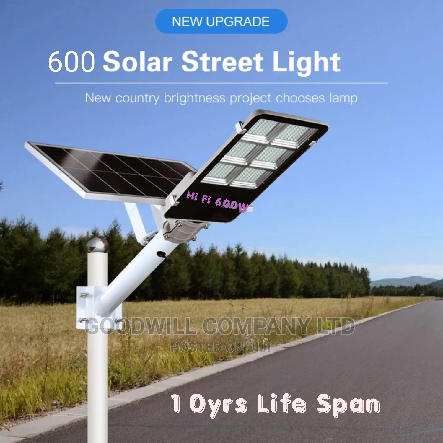 600w Solar Street Light King