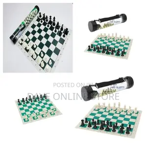 Photo - Portable Tournament Chess Game - Plastic Pieces