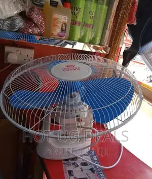 Ceiling 360° Rotating Fan _ Blue/White.