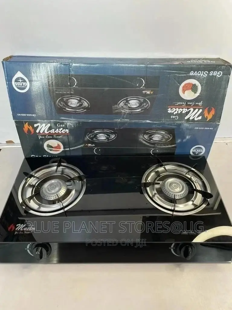 Electro Master Double Gas Stove || Ceramic Glass || GGS3009