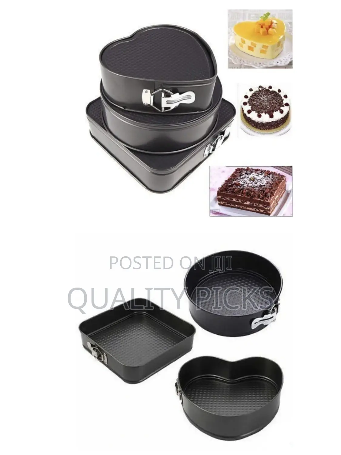 3 Cake Mold Set