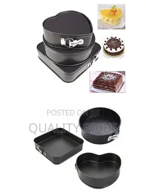 3 Cake Mold Set