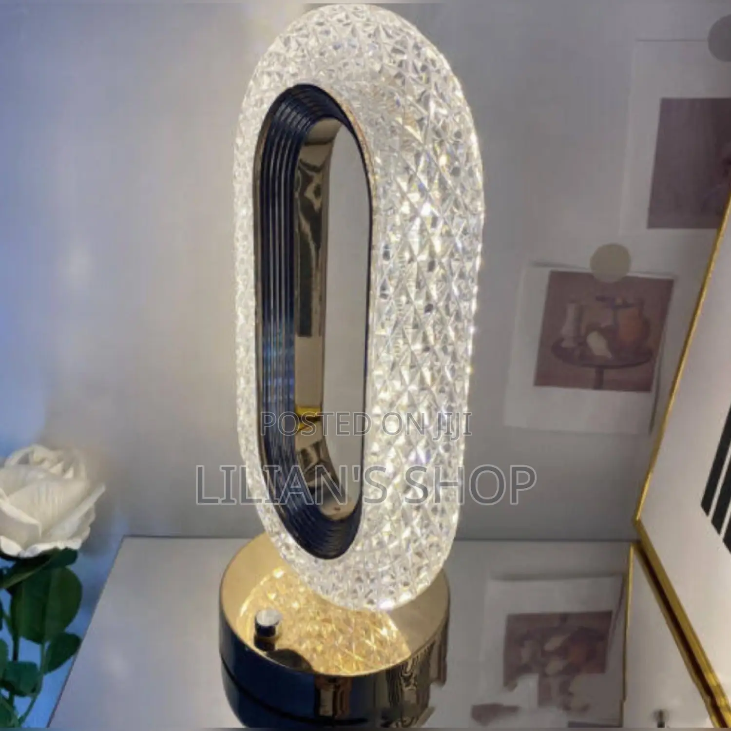 Crystal Table Lamp