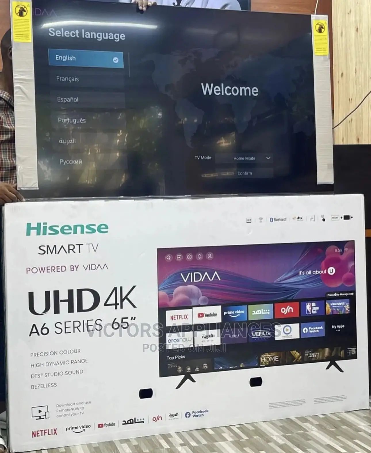 Hisense 65inches UHD Smart Tv