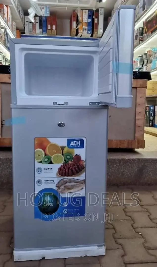 108L ADH Double Door Fridge - Silver