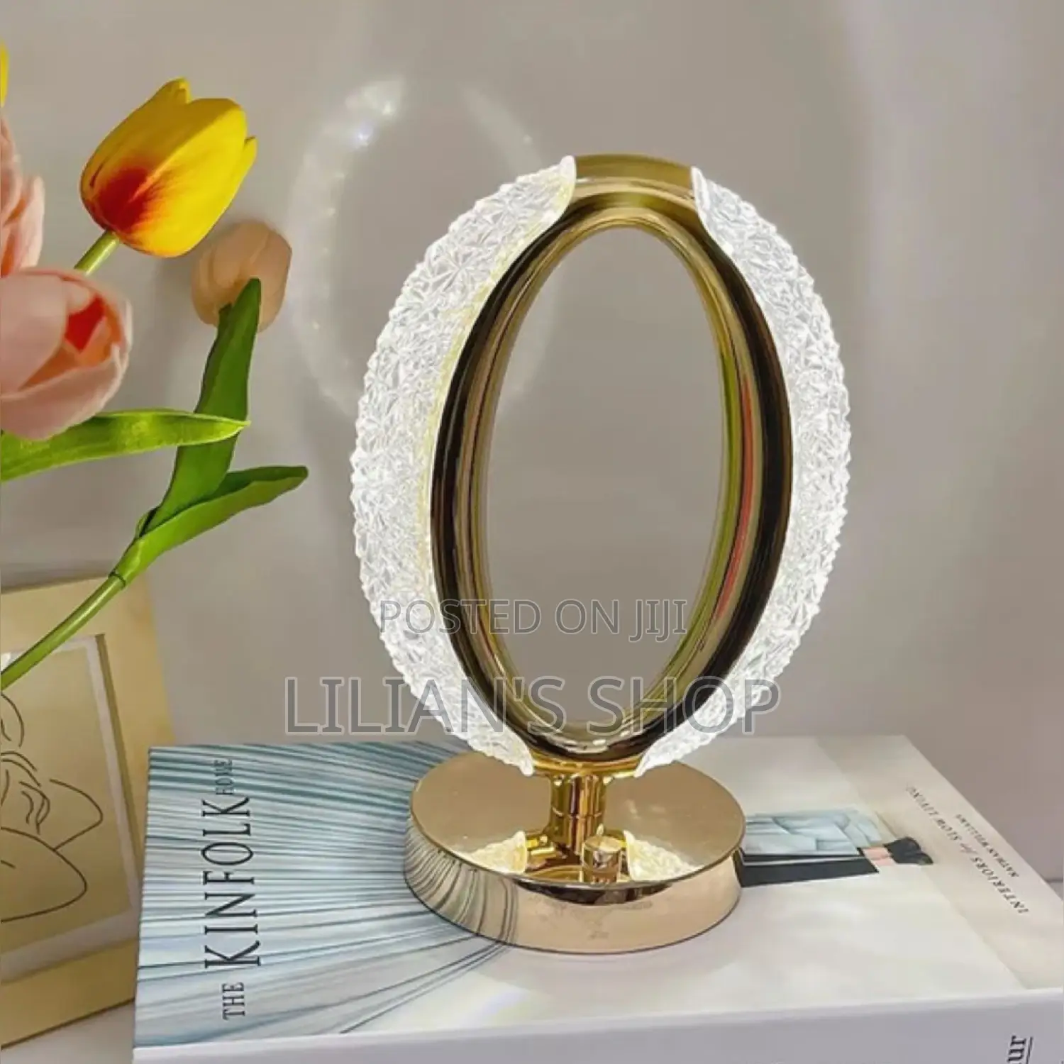 Touch Control Crystal Table Lamp