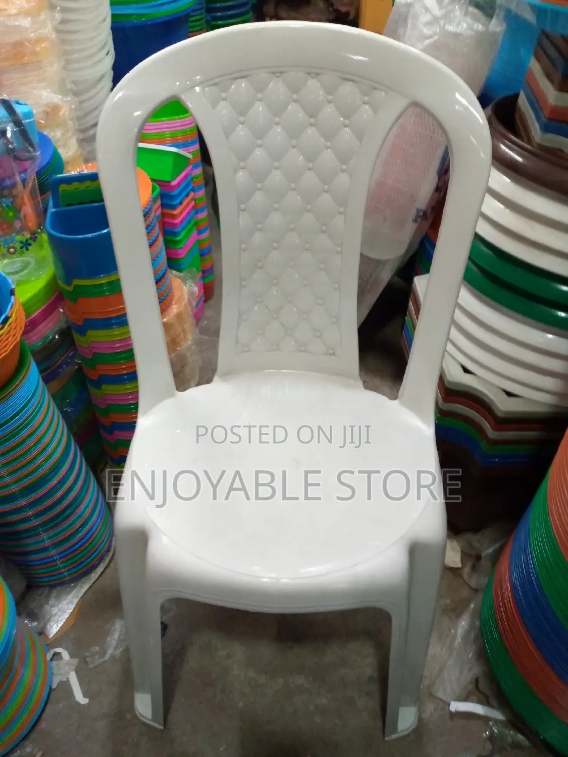 Armless Plastic Chair