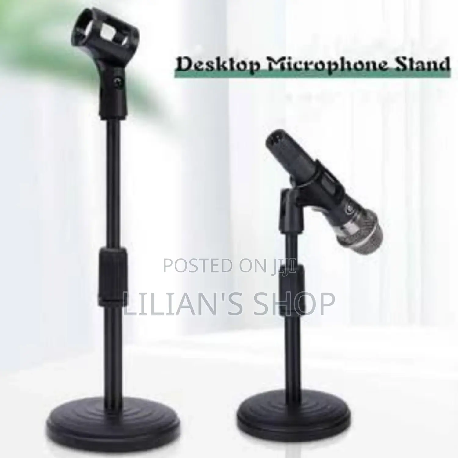 Adjustable Desktop Tripod Folding Mic Stand