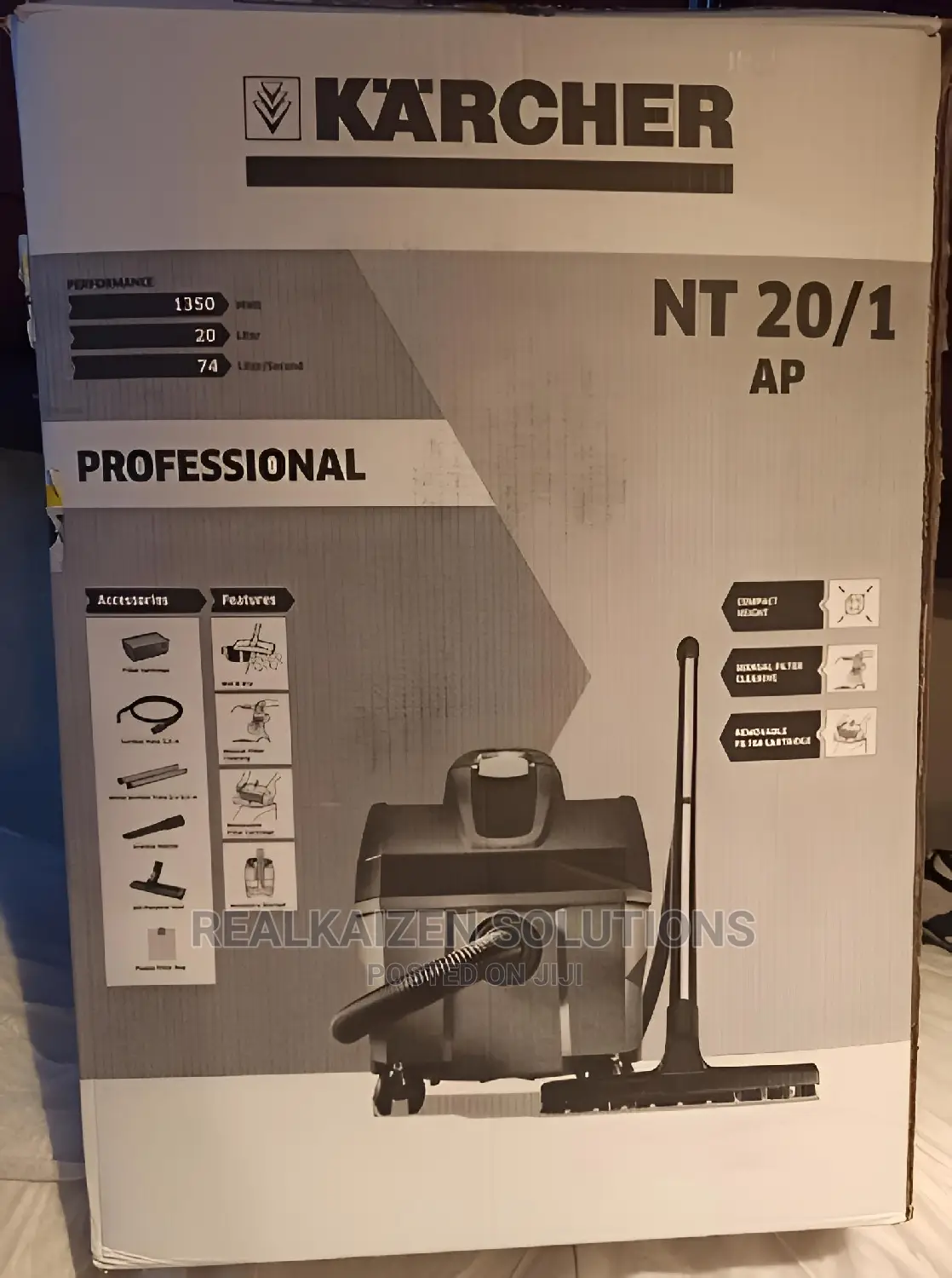 Karcher NT 20/1 AP 20L Professional Wet Dry Vacuum Cleaner