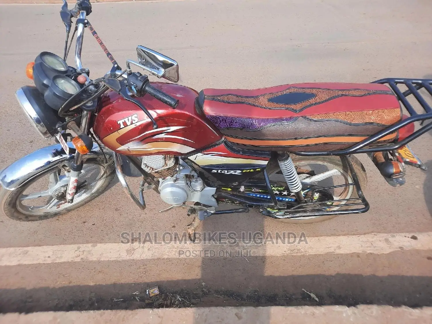 TVS XL 100 2014 Red
