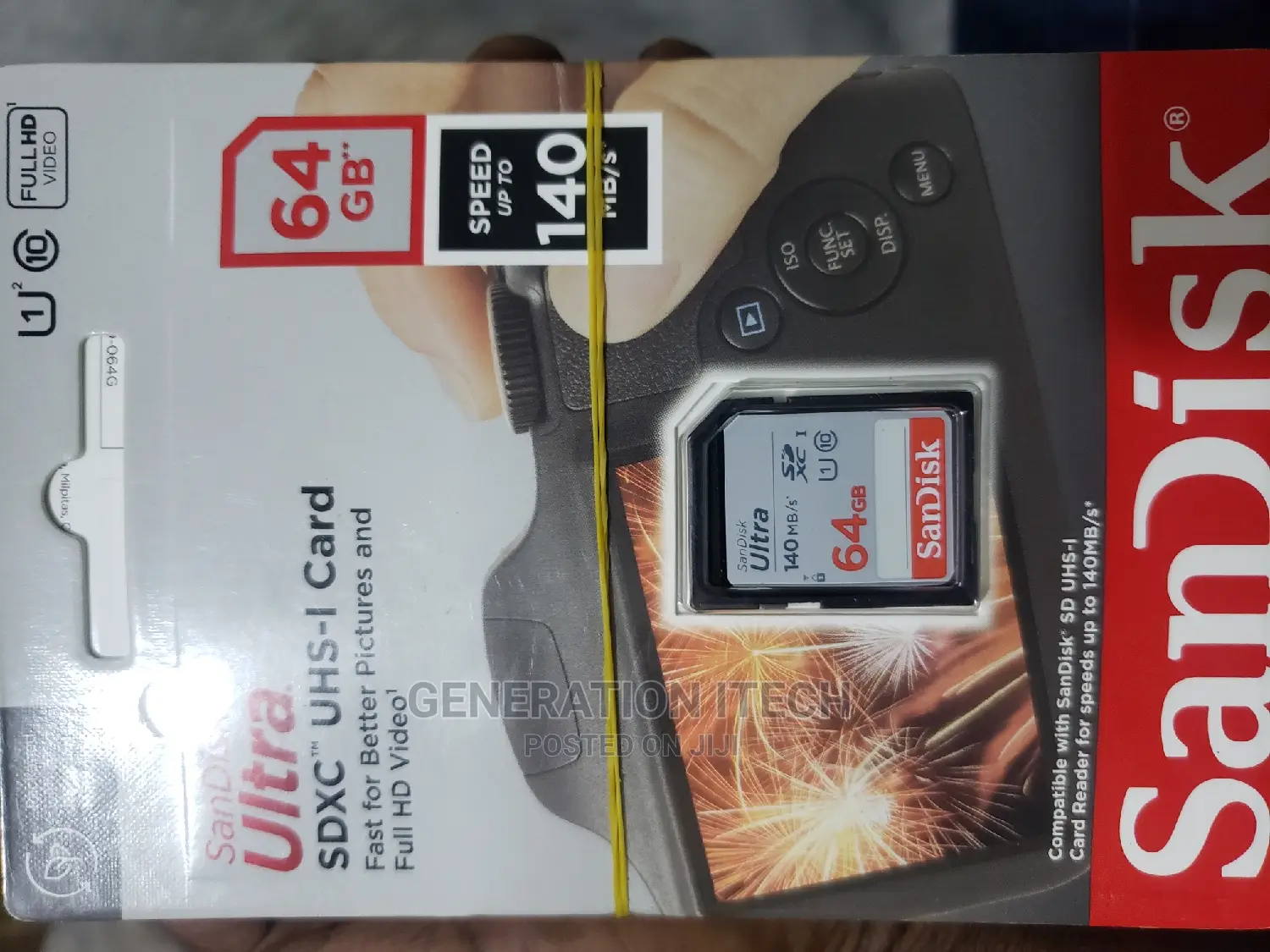 64gb Sandisk Ultra Class 10 Memory Card