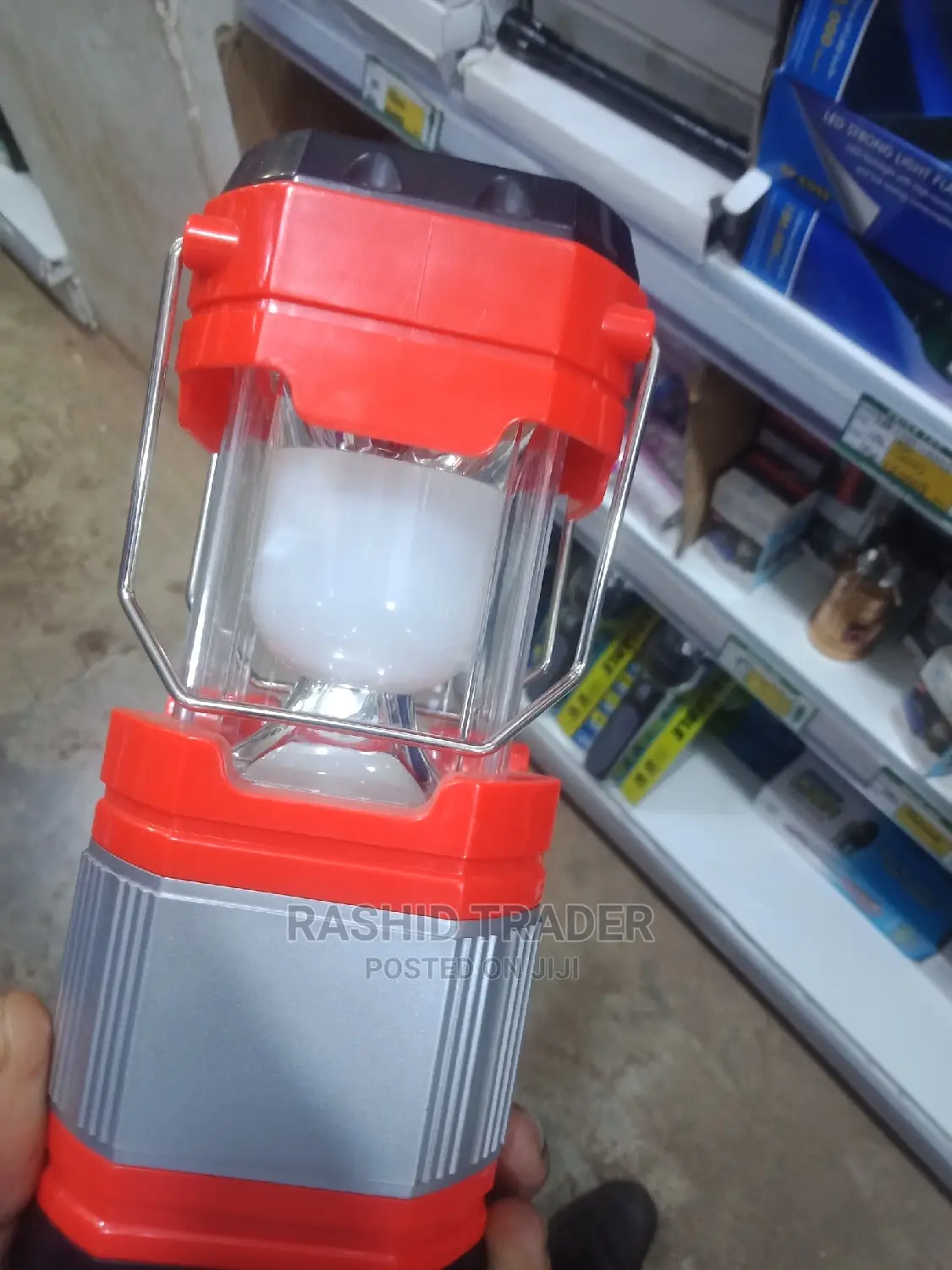 Solar and Battery Lamp