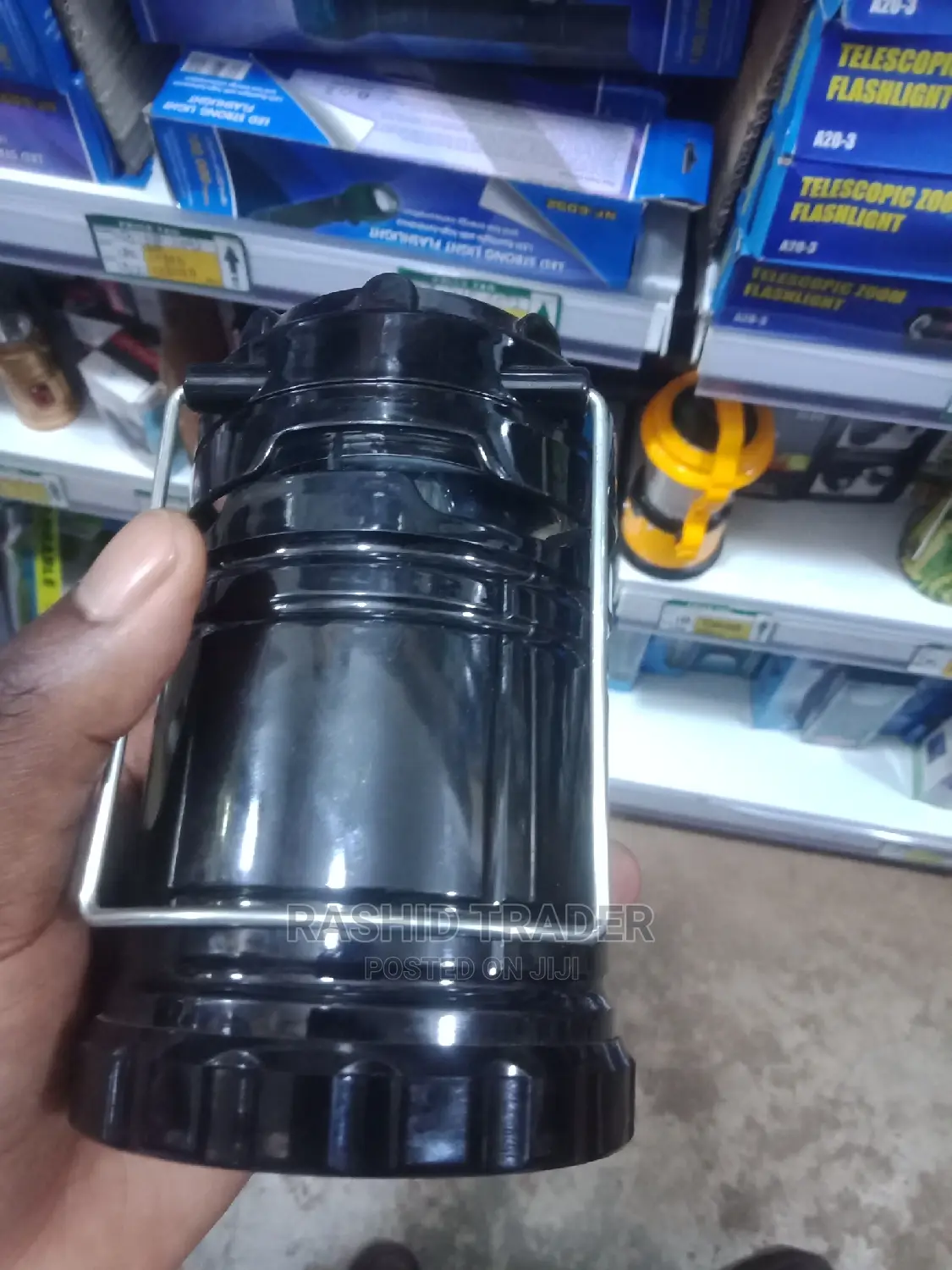Solar and Battery Lamp