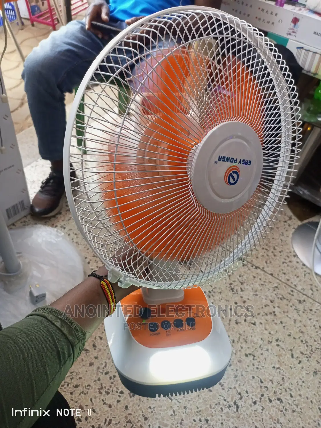 Rechargeable Table Fan