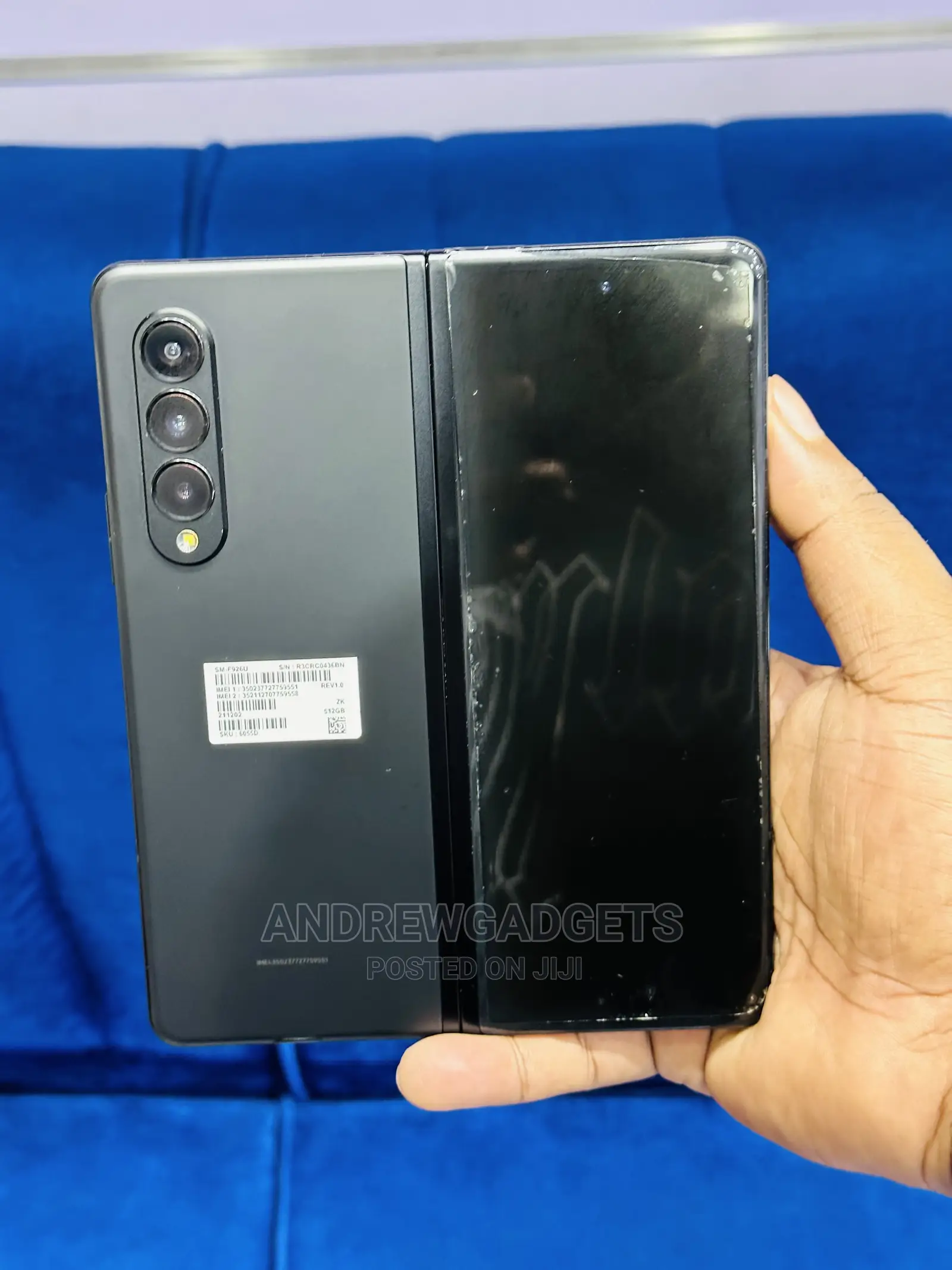 Samsung Galaxy Z Fold 3 512 GB Black