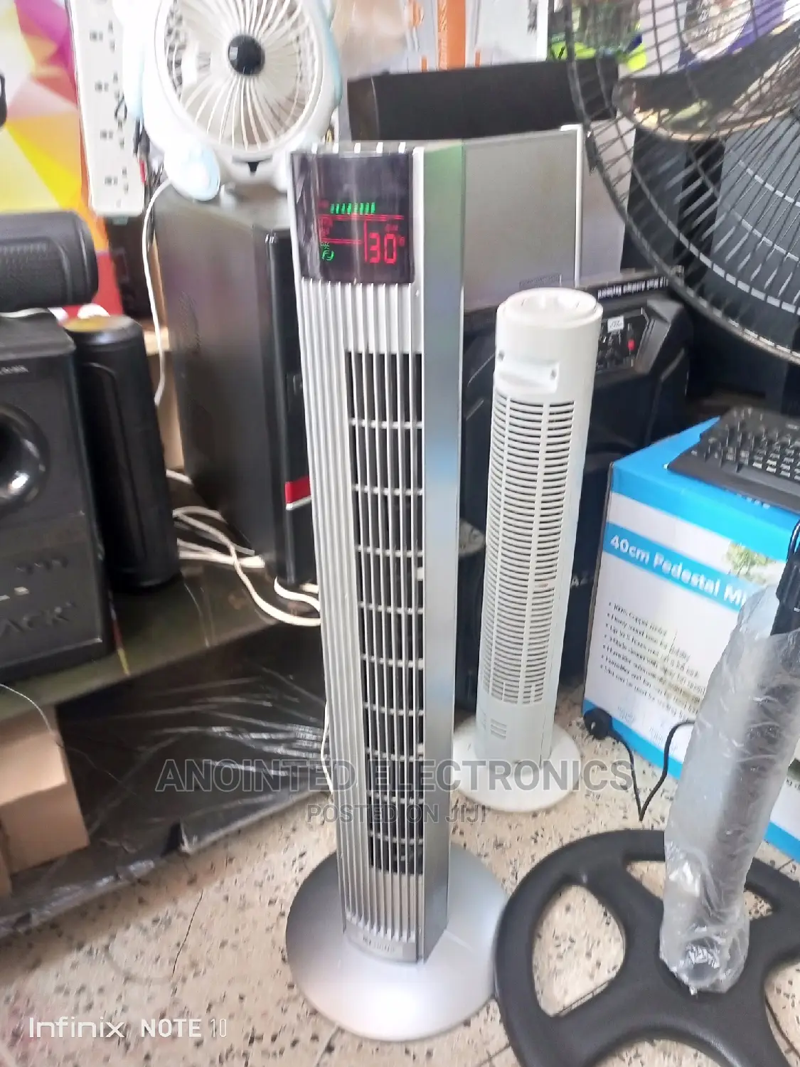 Tower Fan With a Remote