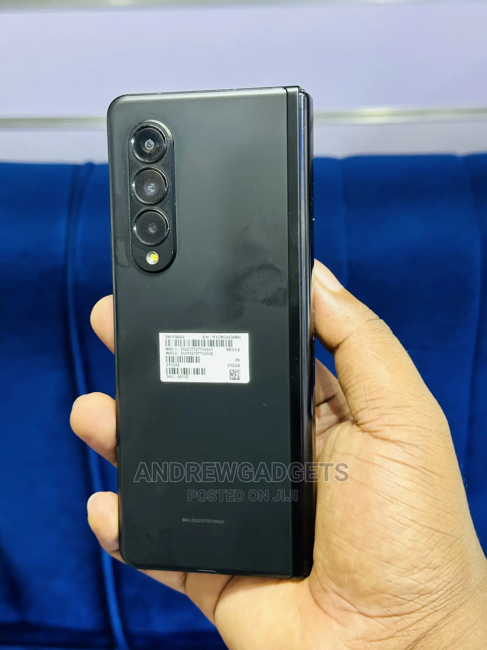 Samsung Galaxy Z Fold 3 512 GB Black