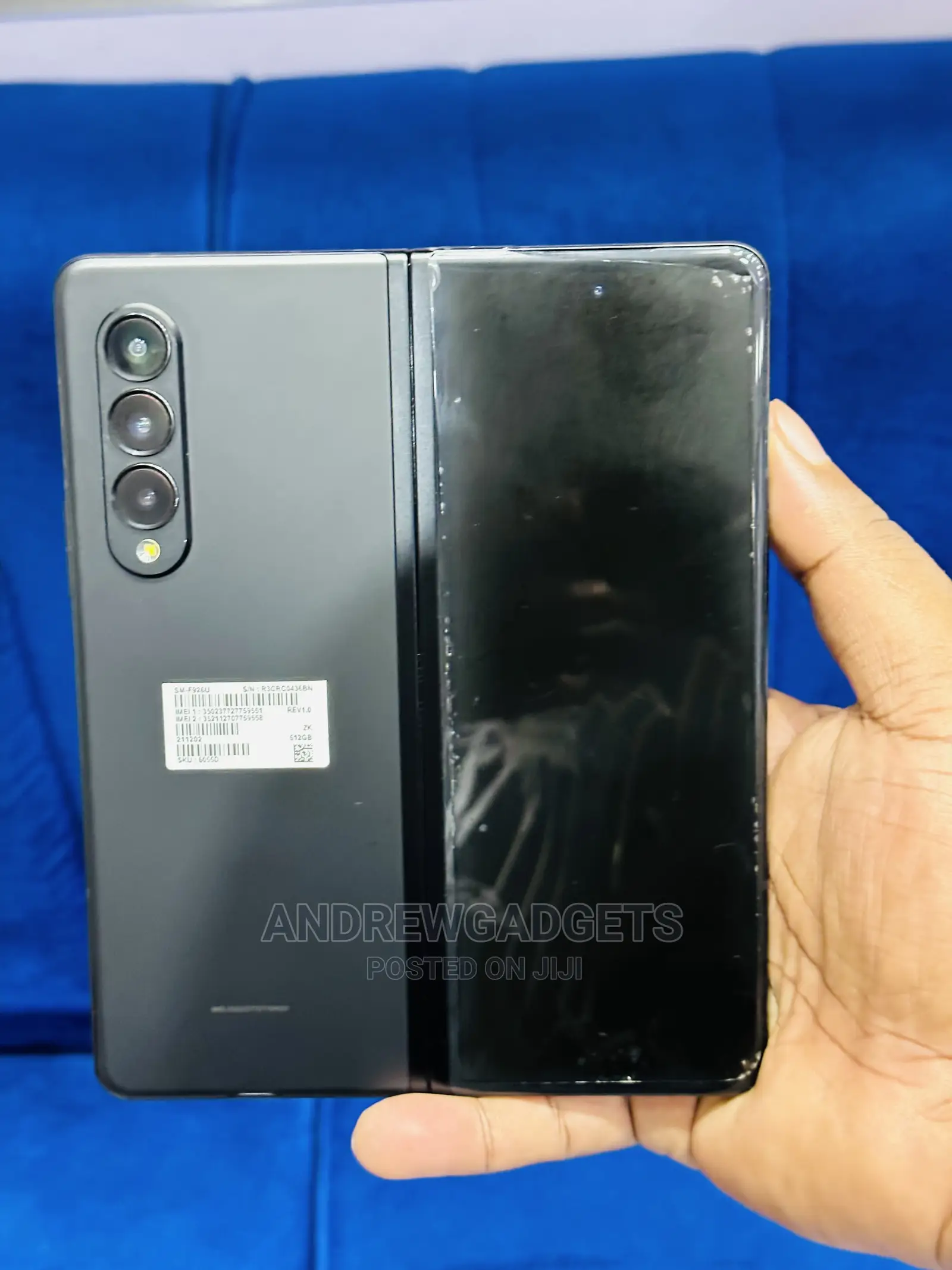 Samsung Galaxy Z Fold 3 512 GB Black