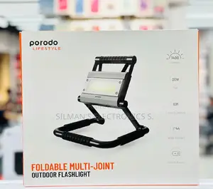 Porodo Foldable Multi Joint Outdoor Flashlight
