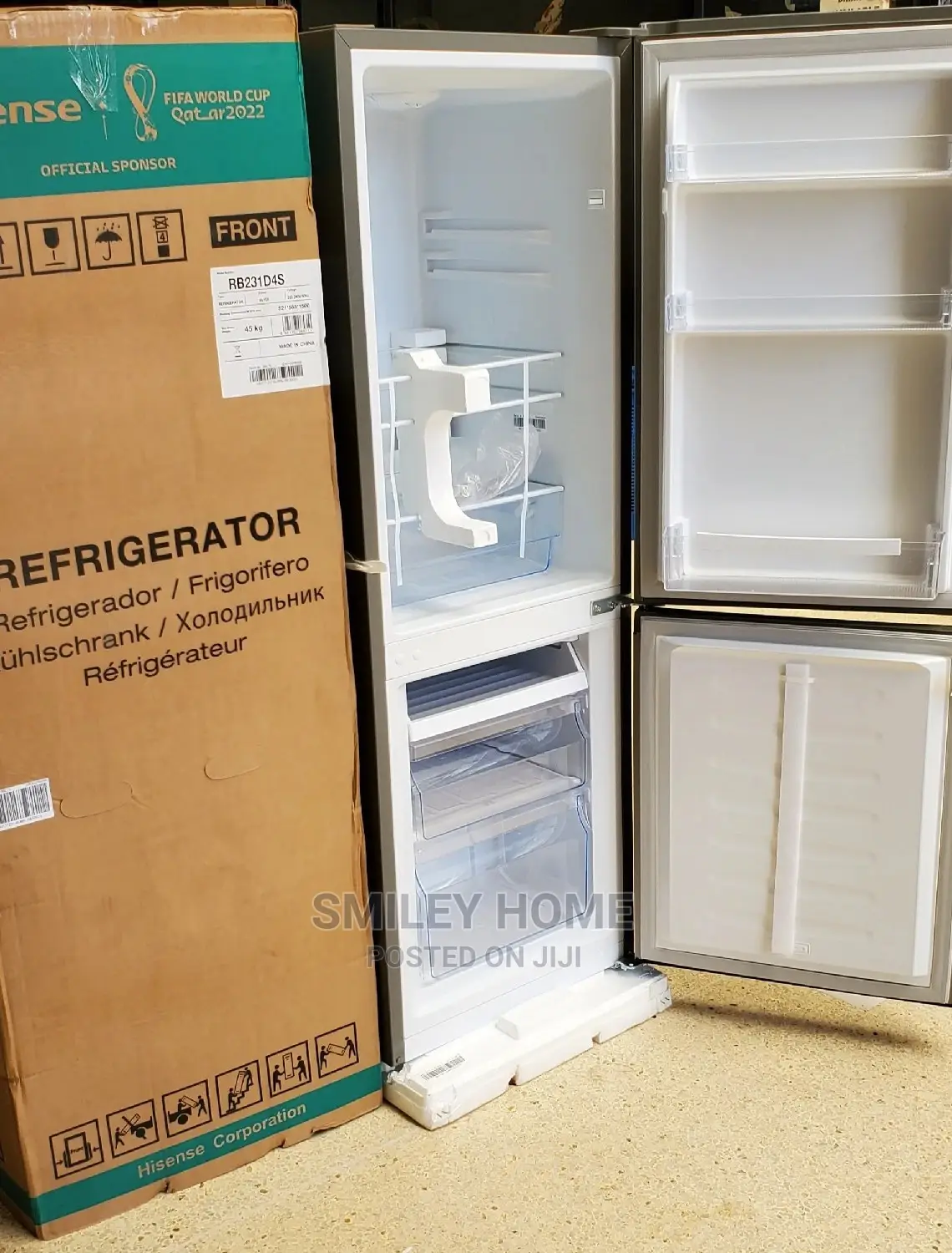 Hisense Refrigerator Double Door 231