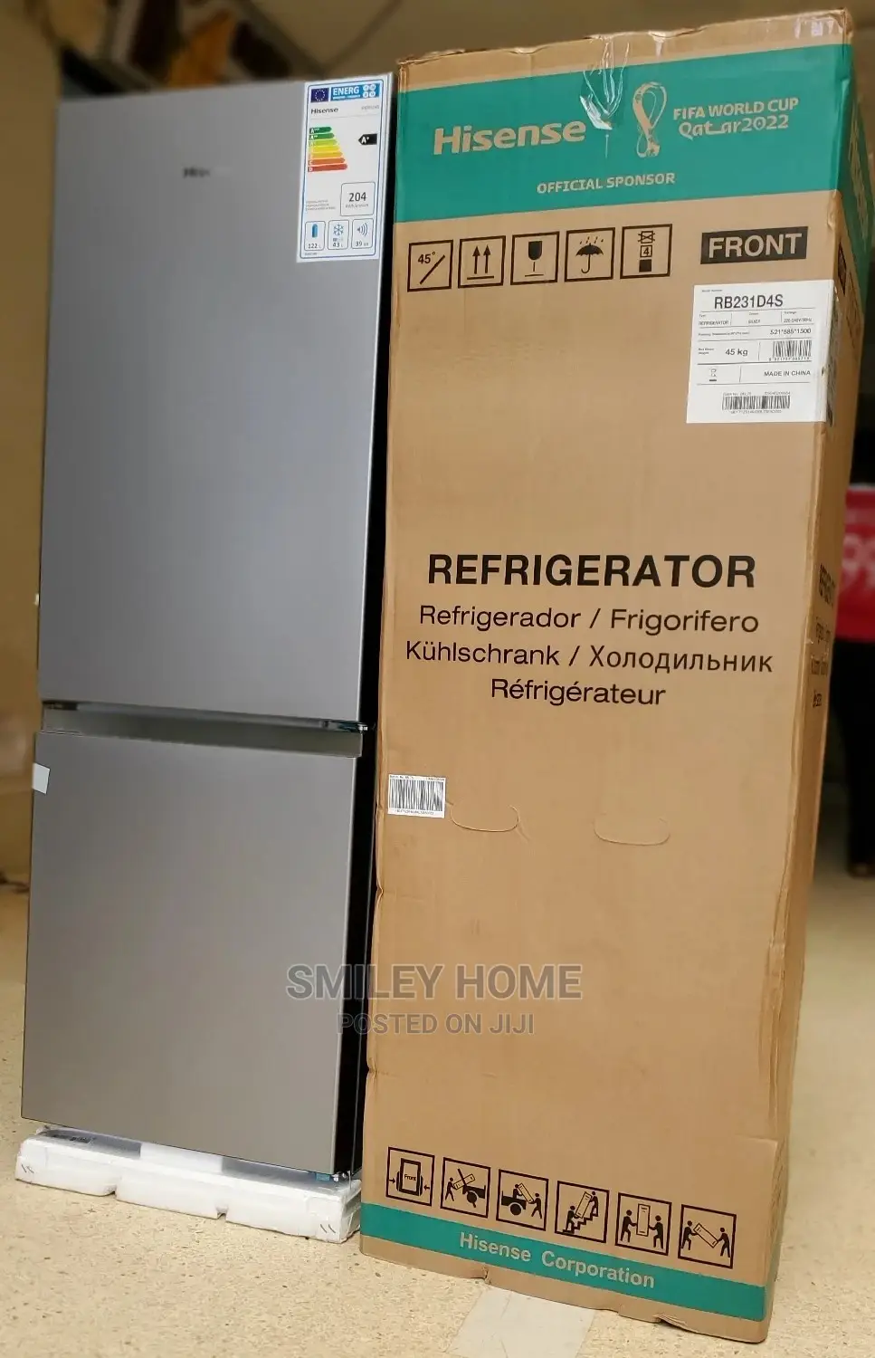 Hisense Refrigerator Double Door 231