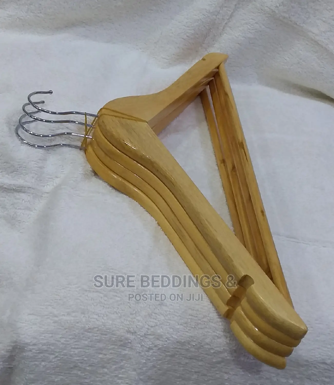 A Dozen of Wooden Hangers