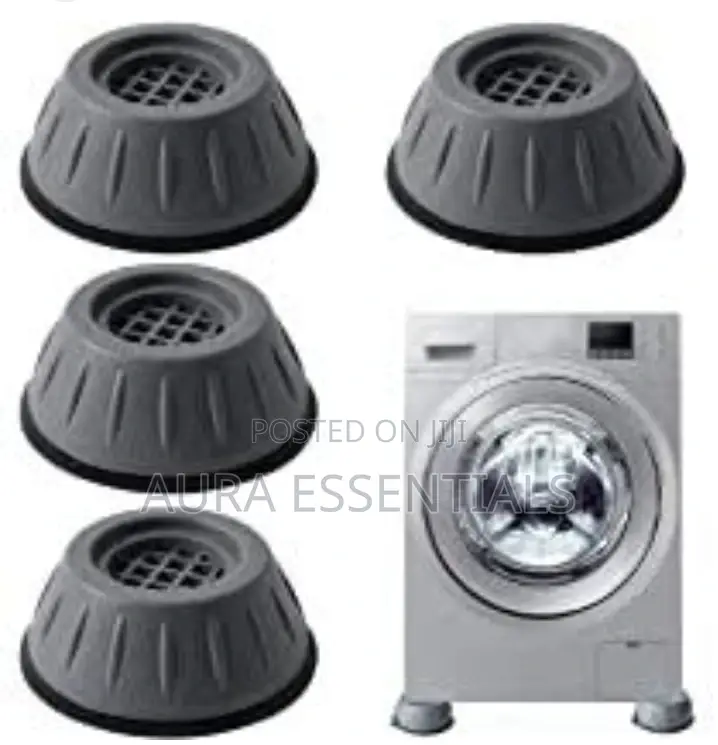 Shock, Vibration/Noise Cancelling Washing Machine Support